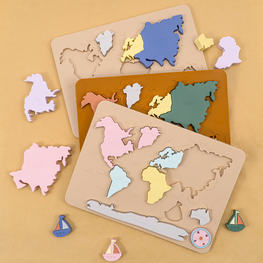 Montessori world map puzzle (Pre order)