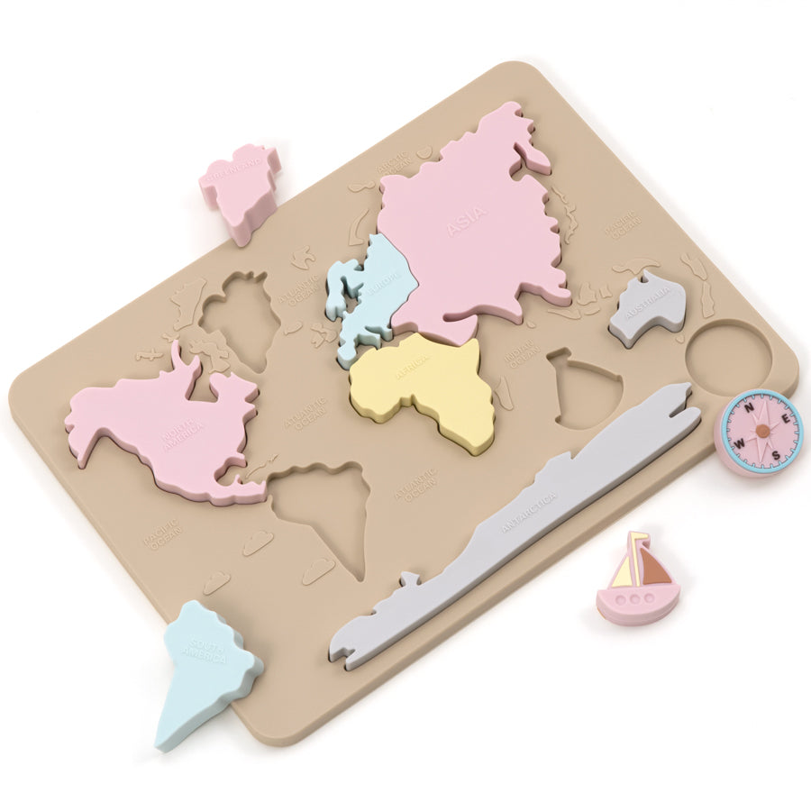 Montessori world map puzzle (Pre order)