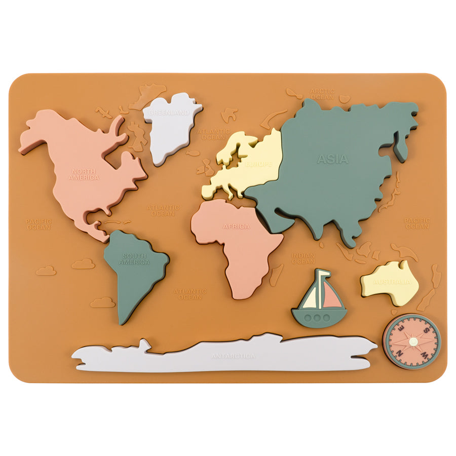 Montessori world map puzzle (Pre order)