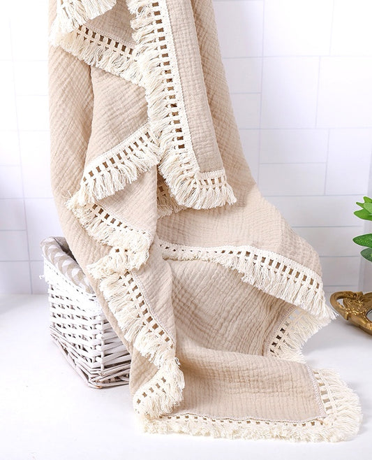 Tassel blanket